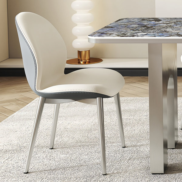 Corrigan Studio® Modern Minimalist Luxury Gray Stainless Steel Rock